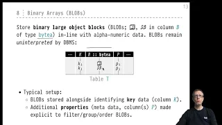 Advanced SQL Chapter Bit strings bit n BLOBS and byte arrays bytea