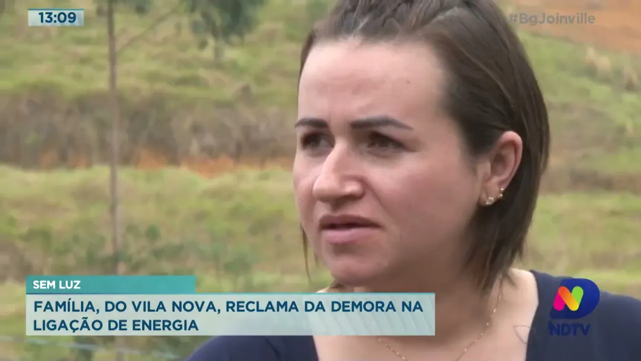 Sem luz: família, do Vila Nova, reclama da demora na ligação de energia