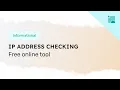 How to find and check your IP address