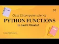 Python Functions in 8 Minutes Quick and Easy Guide for Beginners Saral Programming