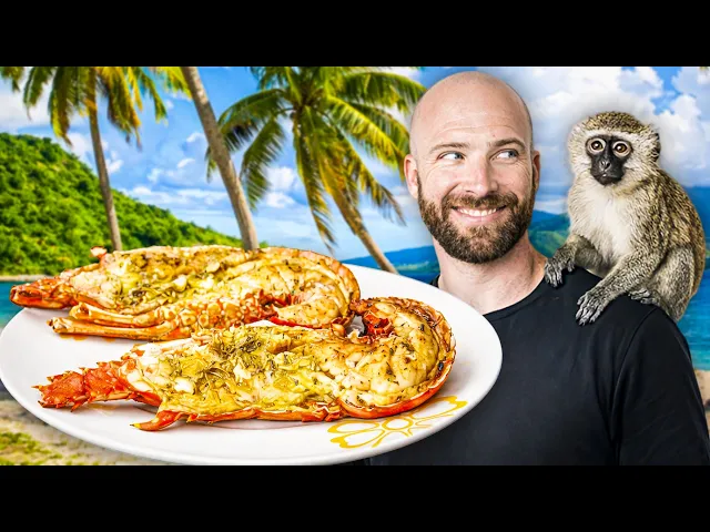 Video: St. Kitts and Nevis Food Tour!! Caribbean Island Paradise!!