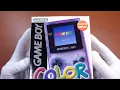 Game Boy Color Unboxing Rare 1998 Legend in Mint Atomic Purple