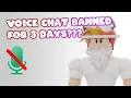 Works How to see how long you have been banned from voice chat