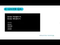 C Unit9 Q4 C Programming Tutorial Generating Number Grid Pattern Question Only
