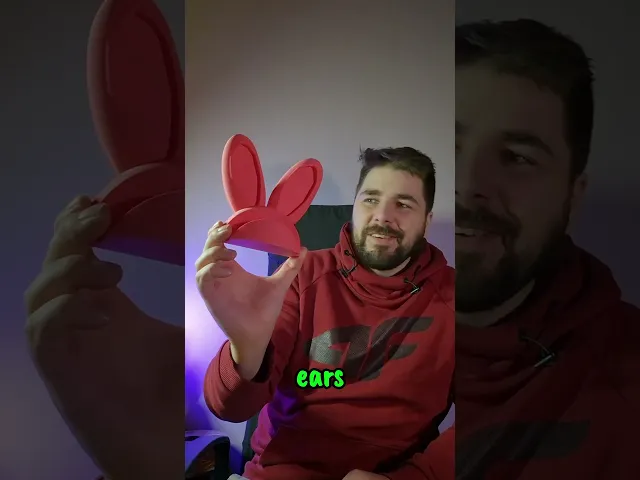 Bunny Ear Wall-Mount Headphone Holder video thumbnail