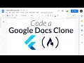 Flutter Course - Build Full Stack Google Docs Clone