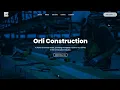 Construction Company Website HTML SCSS JavaScript Source Code 2024