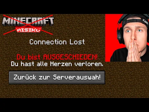 Video Thumbnail: Ich bin raus aus Minecraft Risiko...