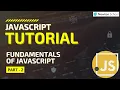 JavaScript Tutorial For Beginners Part 2 Fundamentals Of Javascript
