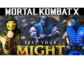 Scorpion Sub-Zero Play MKX - TEST YOUR MIGHT Gameplay Parody