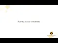 How to Access e-Reserves