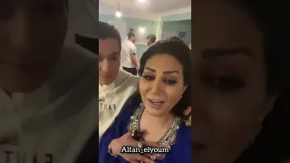 نور النبوي مع أبطال راجعين يا هوى أثناء الكواليس 