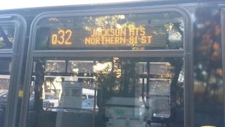 MTA NYC Bus A Talking Nova Bus LFS Q32 Bus to Jackson Heights