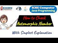 Automorphic number in java Java Program to check automorphic number YP Computer Classes