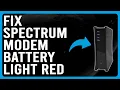 Spectrum Modem Battery Light Blinking Red Low Battery - Simple Solutions To Fix The Blinking Red