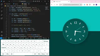ASMR Programming - Creating Analog Clock With HTML CSS And JavaScript