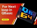 Looping in QBasic Iteration