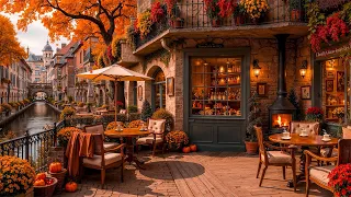 Autumn Jazz Café Music By The Canal Soft Fall Morning Jazz Relaxing Music For Study Working  Autumn Jazz Café Music By The Canal Soft Fall Morning Jazz Relaxing Music For Study Working
