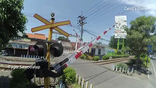 kompilasi suara sirine perlintasan kereta api sidoarjo train crossing sirens