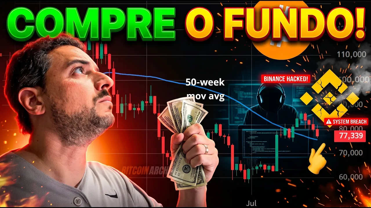 🚨 BINANCE HACKEADA É O EVENTO QUE MARCA FUNDO DE CICLO! COMPRE BITCOIN AGORA