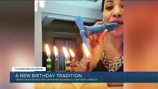 Henrico dads create a cleaner way to blow out birt ay candles