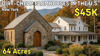 10 Dirt Cheap MOVE-IN READY Houses in New York Incredible Real Estate Finds with Acreage