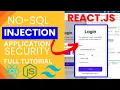 Exploring Web Application Security Understanding No-SQL Injection Attacks