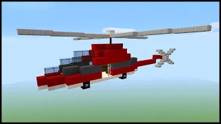 minecraft cara membuat helikopter 
