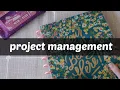 making a menu for my creative projects flipping through my AD -friendly project planner