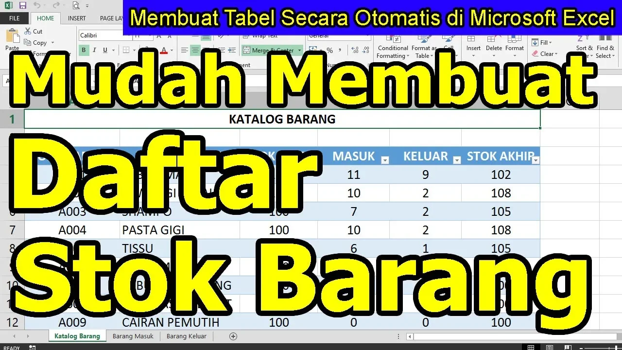 Membuat Laporan Profit Penjualan