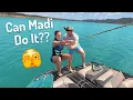 Download Lagu Teaching Madi to Surf Behind a Boat - Beginner Wakesurfing