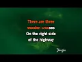 Three Wooden Crosses - Randy Travis | Karaoke Version | KaraFun