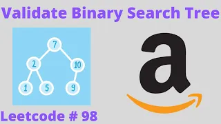 VALIDATE BINARY SEARCH TREE LEETCODE 98 PYTHON POSTORDER DFS SOLUTION