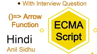 Es6 tutorial in Hindi Arrow function in Details in javascript