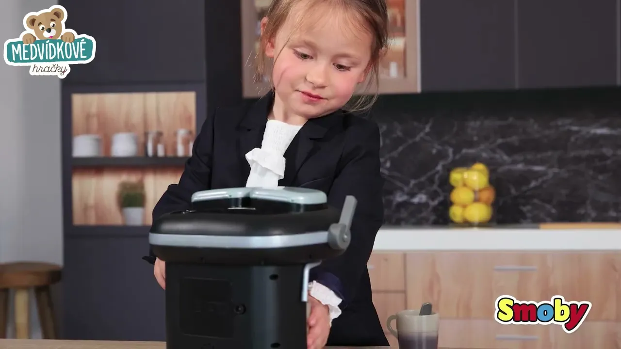 Dětské pračky sety - Set prádelna s pračkou a kuchyňka s kávovarem Rowenta Wash&Clean Laundry Smoby - 8