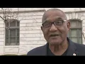 Former Macon Mayor C Jack Ellis speaks after detainment