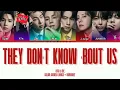 They don't know 'bout us - BTS (you as the 8th Member) | Karaoke | Color coded lyrics 