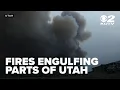 Wildfires raging across Beehive State