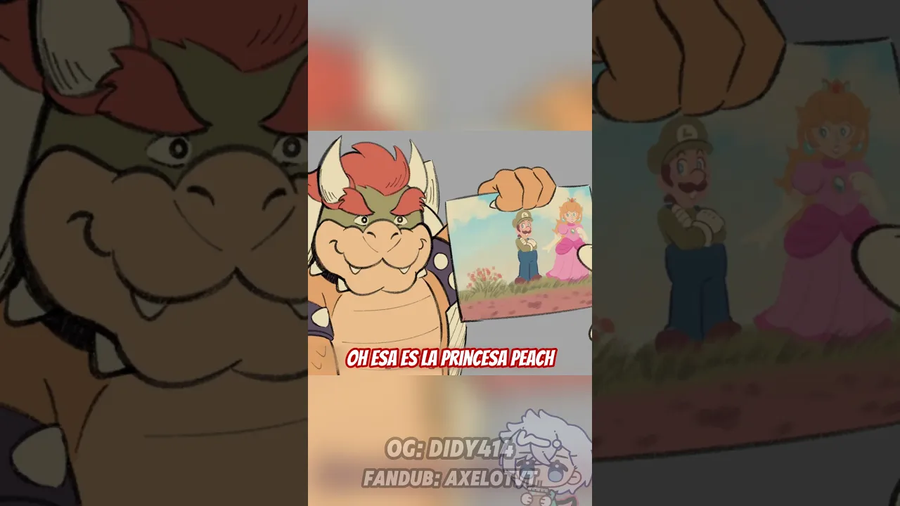 🔥 BOWSER CHIQUITO HACE UN DIBUJO | Fandub Español Latino | didy414