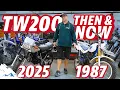 Yamaha TW200 Evolution Classic 1987 vs 2025
