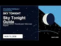 Sky Tonight Moon Planets Meteor Showers Bright Stars Aug 13 2026