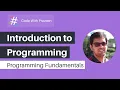 Fundamentals of Programming Languages Introduction to Programming Fundamentals