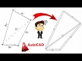 How to draw any irregular plot in AutoCAD