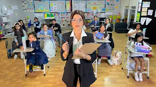 أشتغلت ك آنسة مدرسة ليوم كامل 