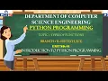 Types Of Functions Introduction To Python Programming ECE Online Education DBSIT