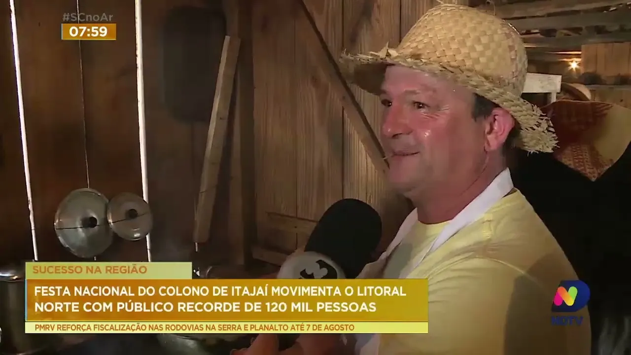 Festa Nacional do Colono movimentou o Litoral Norte de SC no fim de semana