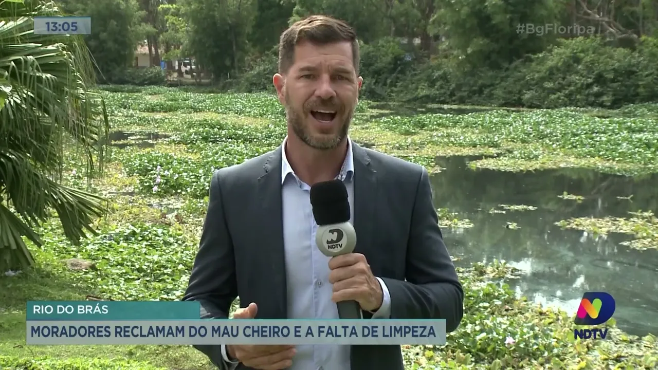 Moradores de Canasvieiras denunciam mau cheiro na região do Rio do Brás