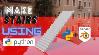 BLENDER TUTORIAL Make Stairs using Python In 3 Minutes shiva s gaming zone