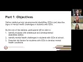 Supporting the Mental Health of Students with Intellectual and Developmental Disabilities Part 1
