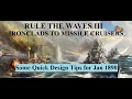 Trifler eXplains Early Rule the Waves 3 Design Tips Part 1